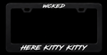 Here Kitty Kitty Plate Frame