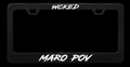 Maro POV Plate Frame