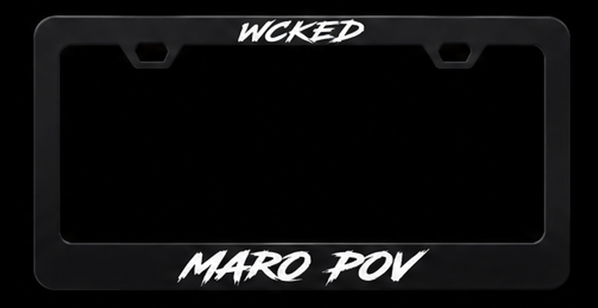 Maro POV Plate Frame